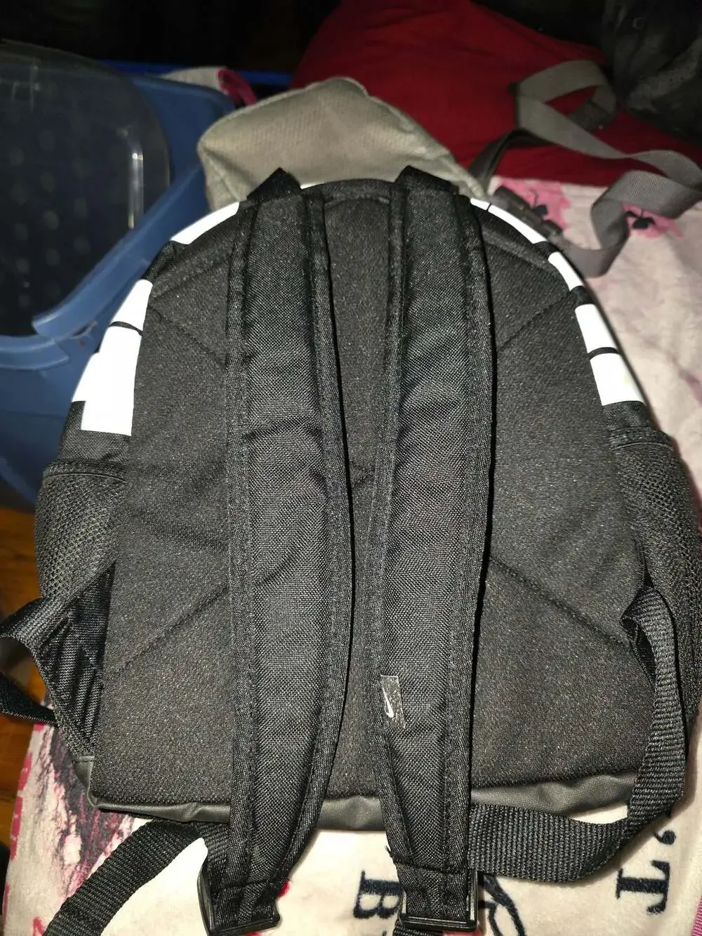 Nike Brasilia JDI Just Do It Kids Mini Backpack Black/White
